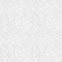 Naklejka premium Abstract geometric pattern with swirls . Spiral shapes background. EPS 10 stock vector.