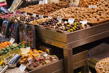 fruits and vegetables at the market