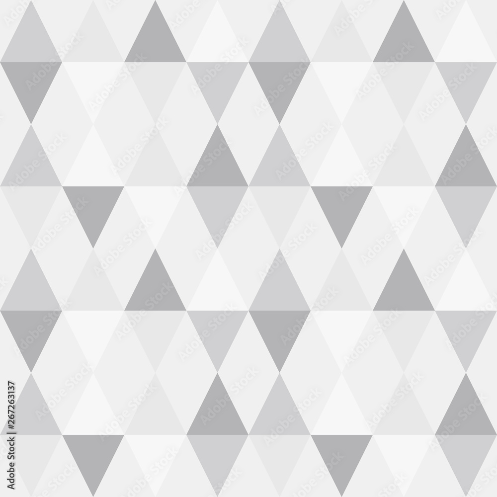 Poster ..Triangles background. Vector geometric seamless pattern in pastel retro colors and textured simple shapes.
