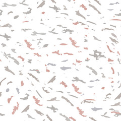 Vector seamless pattern with small abstract organic shapes . Modern background in light pastel colors