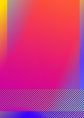 Abstract background of glowing color gradient blocks. Extra large design element.