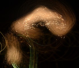 New Year's Eve, Silvester Fireworks from Falkensee (Brandenburg) near Berlin Spandau from December...
