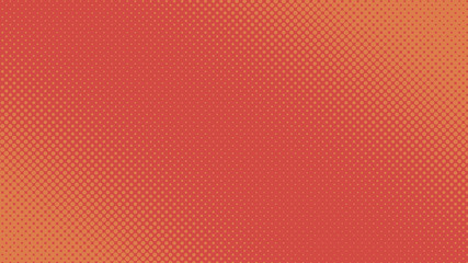 Red pop art background in retro comic style with halftone design