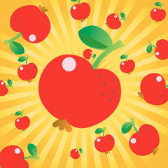 RED APPLE PATTERN