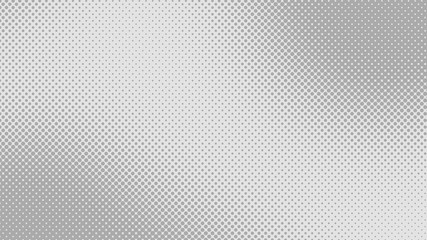 Grey retro comic pop art background with halftone dots design, vector illustration template