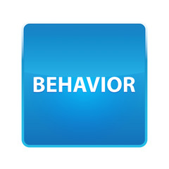 Behavior shiny blue square button