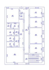 2d floor plan. Black&white floor plan. Floorplan