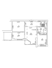 2d floor plan. Black&white floor plan. Floorplan