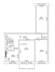 2d floor plan. Black&white floor plan. Floorplan