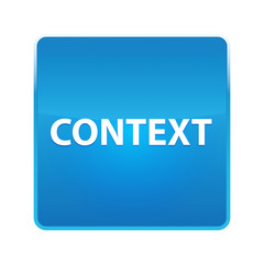 Context shiny blue square button