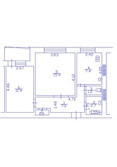 2d floor plan. Black&white floor plan. Floorplan