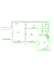2d floor plan. Black&white floor plan. Floorplan