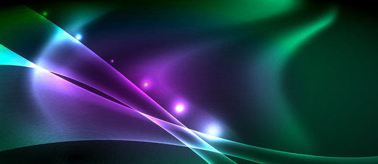 Glowing shiny light abstract background