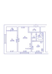 2d floor plan. Black&white floor plan. Floorplan