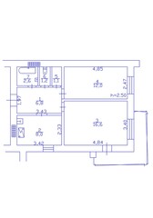 2d floor plan. Black&white floor plan. Floorplan