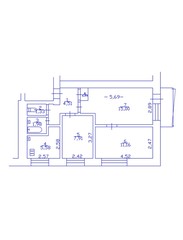 2d floor plan. Black&white floor plan. Floorplan