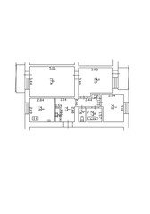 2d floor plan. Black&white floor plan. Floorplan
