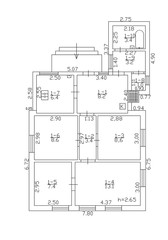 2d floor plan. Black&white floor plan. Floorplan
