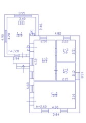 2d floor plan. Black&white floor plan. Floorplan