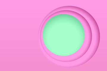 Modern Abstract Colorful Pastels Paper Art Style For All business beauty company with luxury high end look