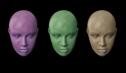 mannequin head concept