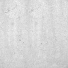 Betonwand im Quadratformat 1:1. Weißgraue Struktur. Raue Betonwand mit rauen Mustern und Abnutzungsspuren. Struktuierte Steinwand im Industrial Design.