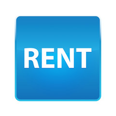 Rent shiny blue square button