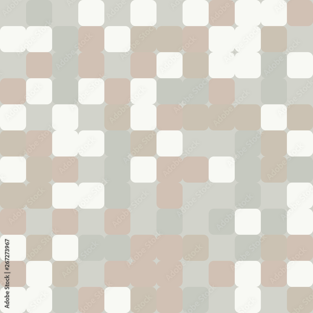 Poster geometric shapes background. squares mosaic seamless pattern . vector geometric background.