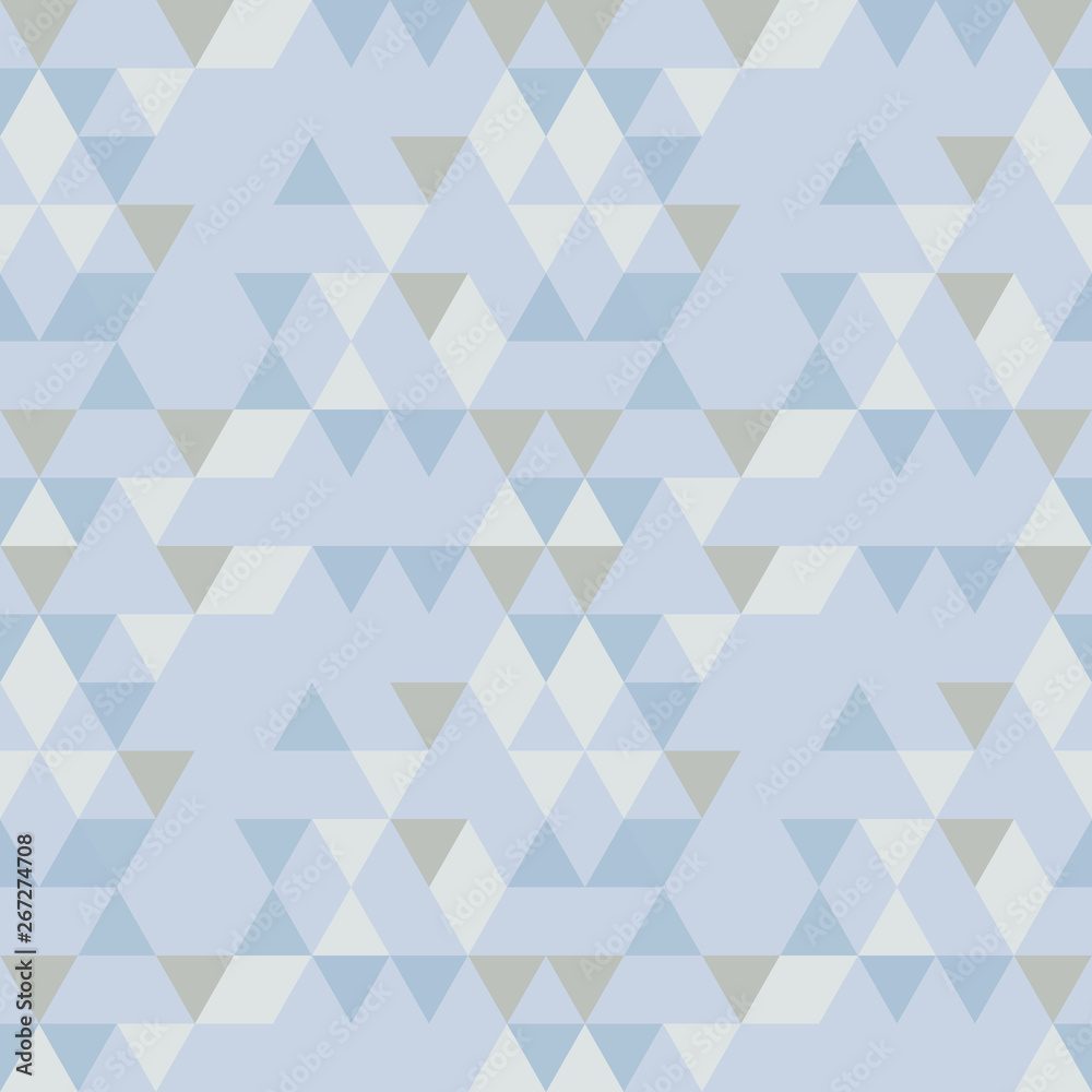 Poster triangles seamless pattern . vector geometric background.