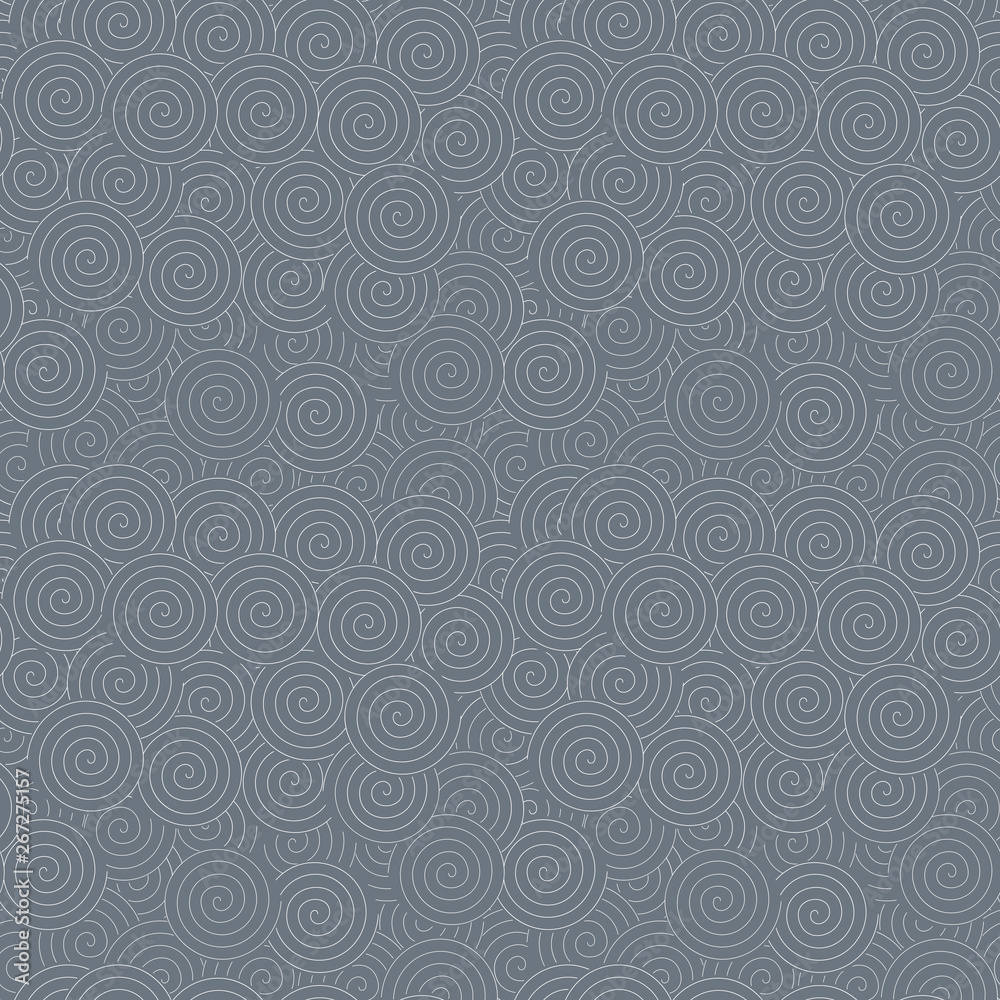 Poster Abstract geometric pattern with swirls . Spiral shapes background. EPS 10 stock vector.