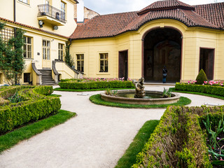  Baroque garden in Prague in the Czech Republic