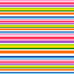 Colorful striped abstract background, variable width stripes