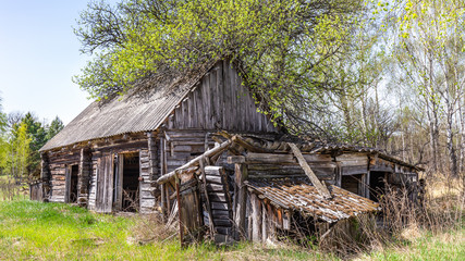 Abandoned little house in Belarus Chernobyl exclusion zone, recently opened for the public from april 2019.