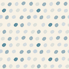 Vector  seamless abstract background with small pastel colored elements, freehand doodles pattern.