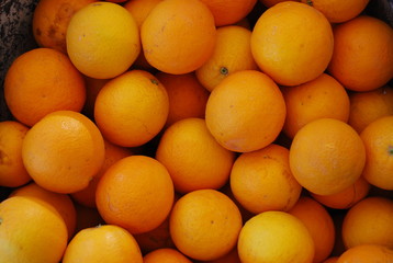 Close Up Of Oranges, Fruit