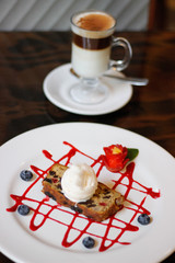 Pastel de frutas navideño 