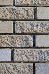 Brick wall light background.