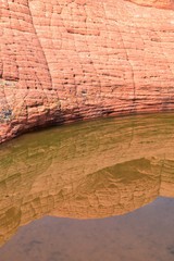Views from the Lower Sand Cove trail to the Vortex formation, by Snow Canyon State Park in the Red Cliffs National Conservation Area, by Gunlock and Saint George, Utah, United States. 