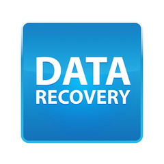 Data Recovery shiny blue square button