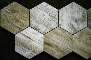 Steel tiles texture and background, hexagonal patterns. Honeycomb background