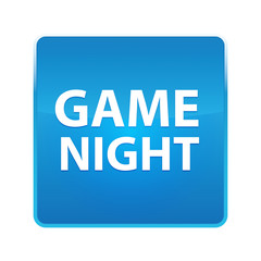 Game Night shiny blue square button