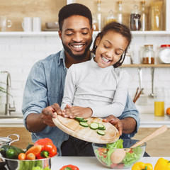 Cooking with kids concept