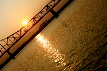 Bridge at Sunset in Louisville, Kentucky