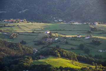 Naklejka premium Biscay, Basque country range mountains, Basque Country, Spain