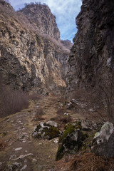canyon in kazbegi national park