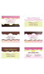 playful party business cards