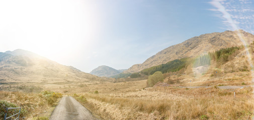 Panorama Landscape at Lochailort Highlands Scotland