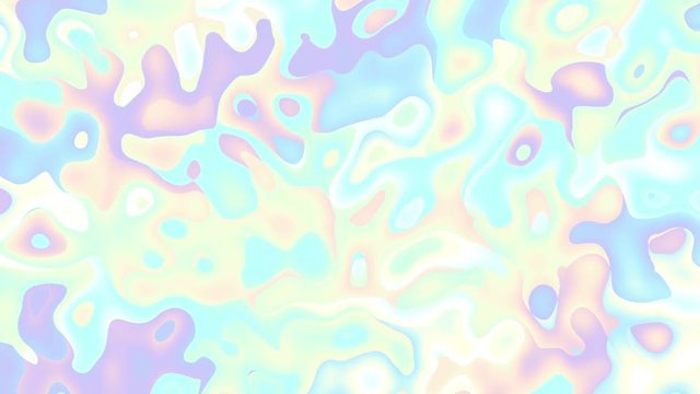 Moving random wavy texture. Psychedelic animated background. Transform abstract curved shapes. Looping footage.