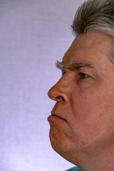 Obraz premium Face, facial expressions, feelings, emotions, self-portrait