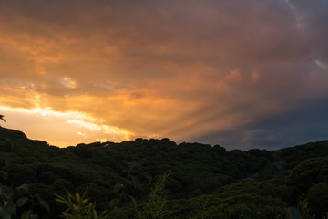 Sonnenuntergang in Spanien